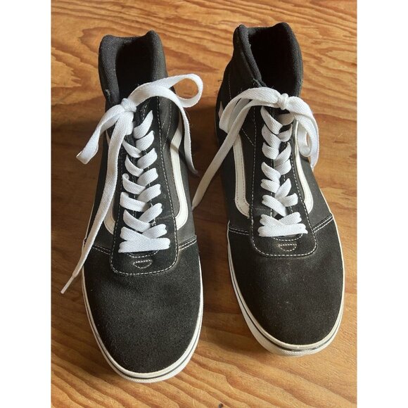 Men’s Vans Off The Wall High Tops Size 12 Black - Picture 1 of 7